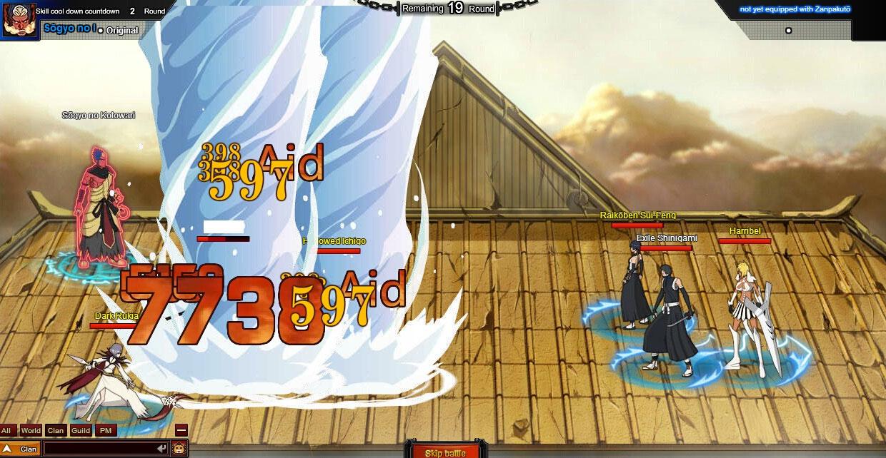 Bleach Online Play Free Browser RPG Game at GoGames me - hori_ayami on  Twitch