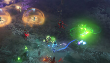 Fighting countless enemies in Magic Legends