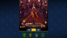 Upgrading a character's equipment in Dark Genesis