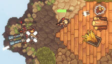 Black Skylands: Taking out a turret Black Skylands: Taking out a turret