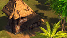 Gatherer shelter in Patron