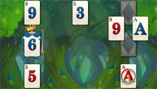 Clock-marked card in Solitaire in Wonderland