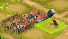 Building more cottages in Call of Roma