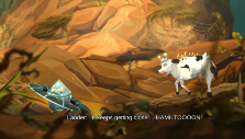 Moo Lander and cow Moo Lander and cow