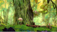 Beautiful environments in Moo Lander Beautiful environments in Moo Lander