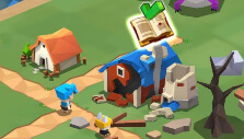 Ruined buildings in Fantasy Town