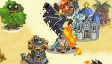 Dragon attack in The King of Towers The King of Towers: Dragon attack