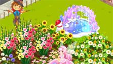 Beautiful garden in Flower Shop