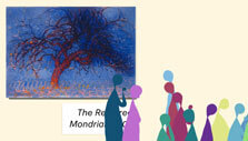 Please, Touch the Artwork: Mondrian art exhibition