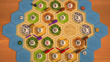 Classic Catan board in Catan Universe