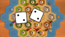 Dice roll in Catan Universe