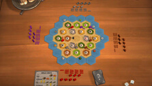 Full board view in Catan Universe