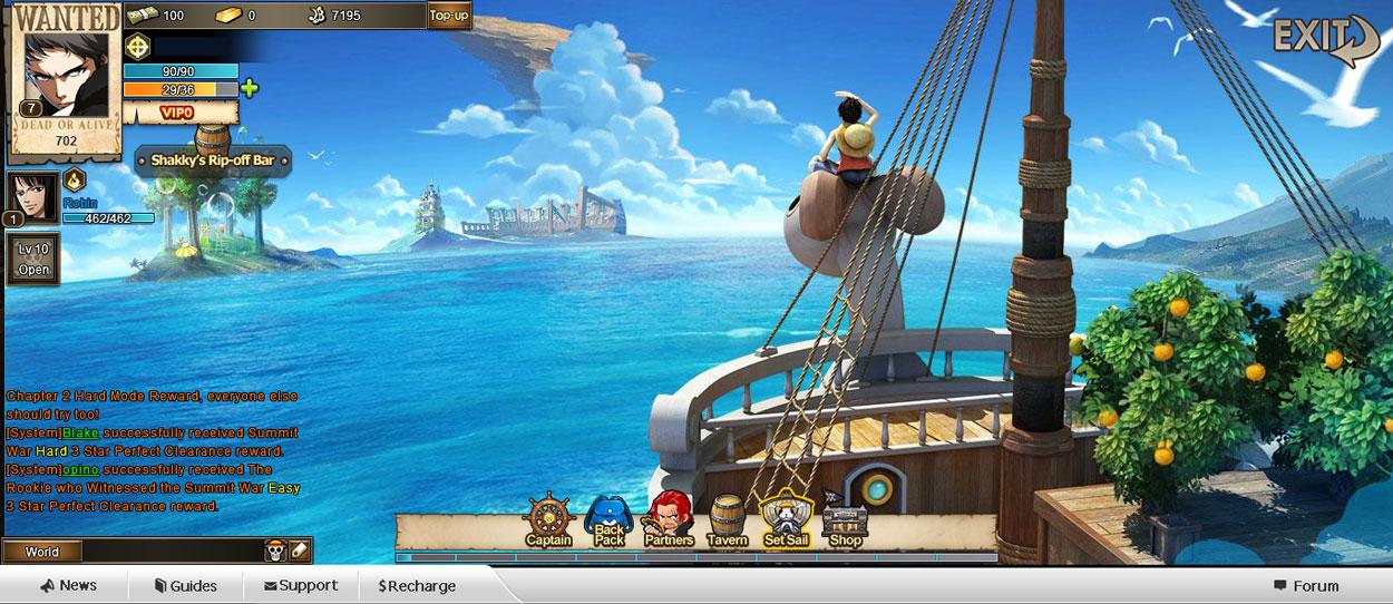 Tournament - Anime Pirates - Online Game - Browser Game - One Piece 