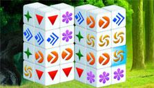 Blue tile in Mahjongg Dimensions Blast Mahjongg Dimensions Blast: Blue tile