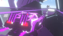 Purple neon in Music Racer: Ultimate