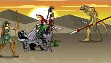 Dragon Fable: Group fighting 