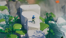 Rocky ramp in Lonely Mountains: Downhill