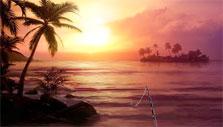 Gone Fishing: Sunset fishing Sunset fishing in Gone Fishing