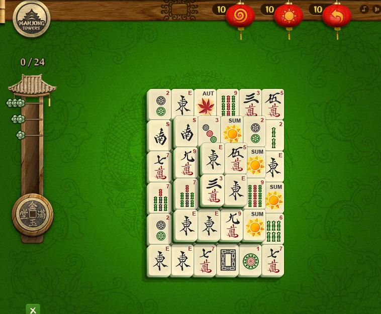 Jogos de Mahjong Tower 