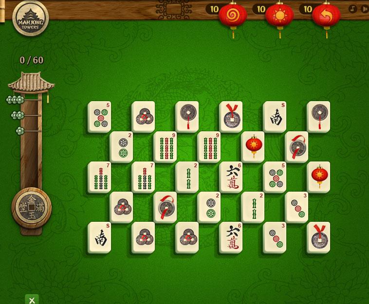 Mahjong Tower - Juegos de Inteligencia - Isla de Juegos