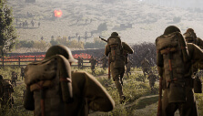 Soldiers charging in Beyond the Wire Soldiers charging in Beyond the Wire