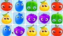 Colored fruits in Fruity Jam Adventures