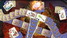 Archer's bow layout in Emerland Solitaire: Endless Journey