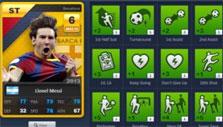 Training cards in United Eleven