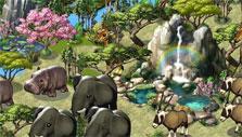 Waterfall in Zoo World 2