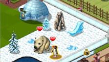 Snow habitat in Zoo World 2