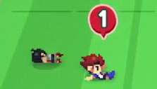 Sliding tackle in Soccer Story