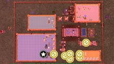 Aerial view in Zombie Cure Lab