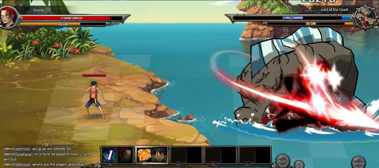 One Piece Online 2: Pirate King Anime browser RPG Game