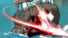 Battling sea creatures Battling sea creatures