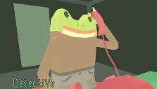 Frog Detective - the main character