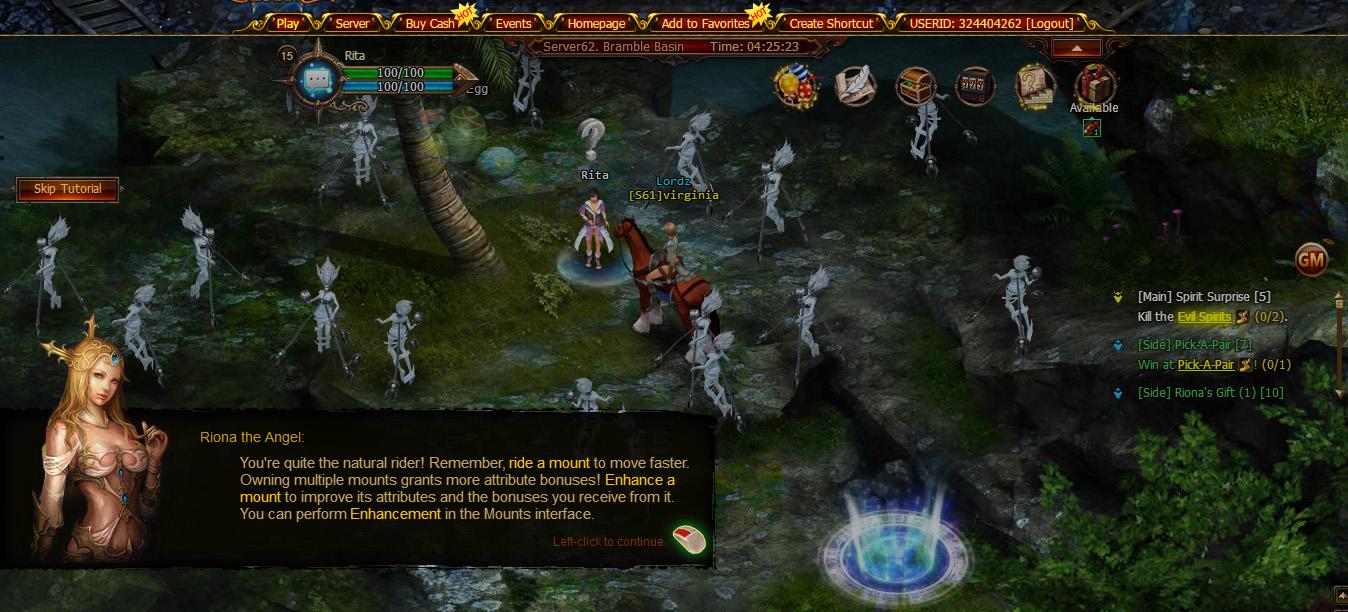 Online Browser Game Reviews: Wings of Destiny - Online Browser-Based MMORPG  Game Review