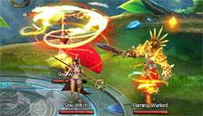 Flaming warlord in Dragon Blood Flaming warlord in Dragon Blood