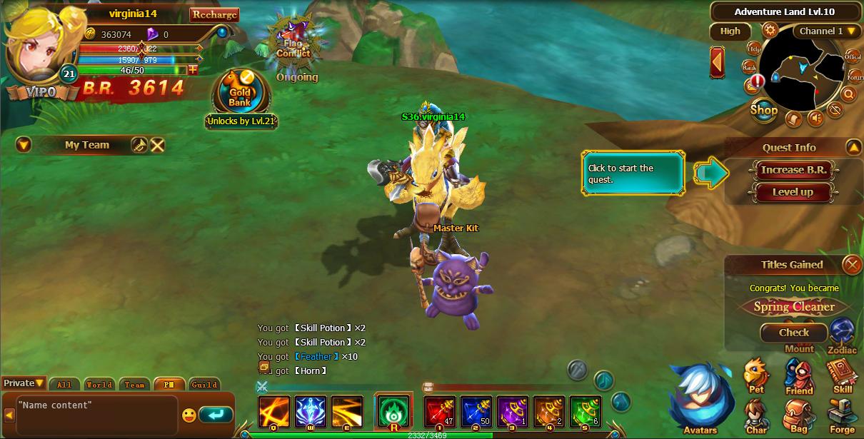 Clash of Avatars - 3D browser MMORPG