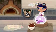 frosting a cake in Bakery Blitz frosting a cake in Bakery Blitz