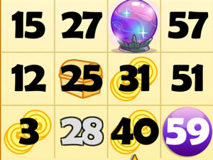 Daub hint in Wizard of Bingo