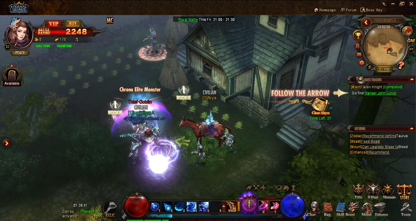 Eternal Chaos Online gameplay screenshot 2