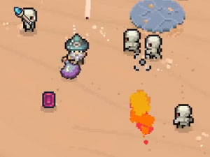 Picking up a potion in Black Dragon Mage