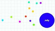 Gobbling foodstuff in Agar.io