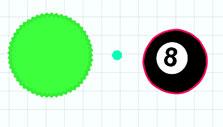 Hidden from danger in Agar.io