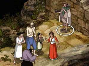 Story branch in The Stone of Madness