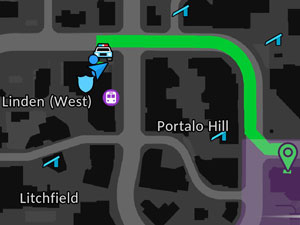 Map in The Precinct
