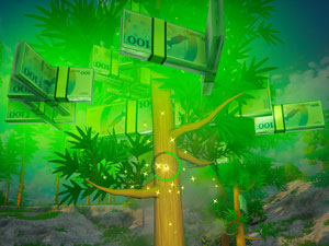 Harvesting trees in My Money Grows On Trees