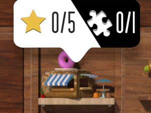 Level selection in Tiny Lands 2