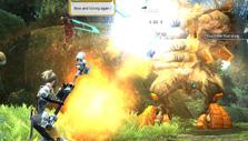 Boss fight in Phantasy Star Online 2 Boss fight in Phantasy Star Online 2