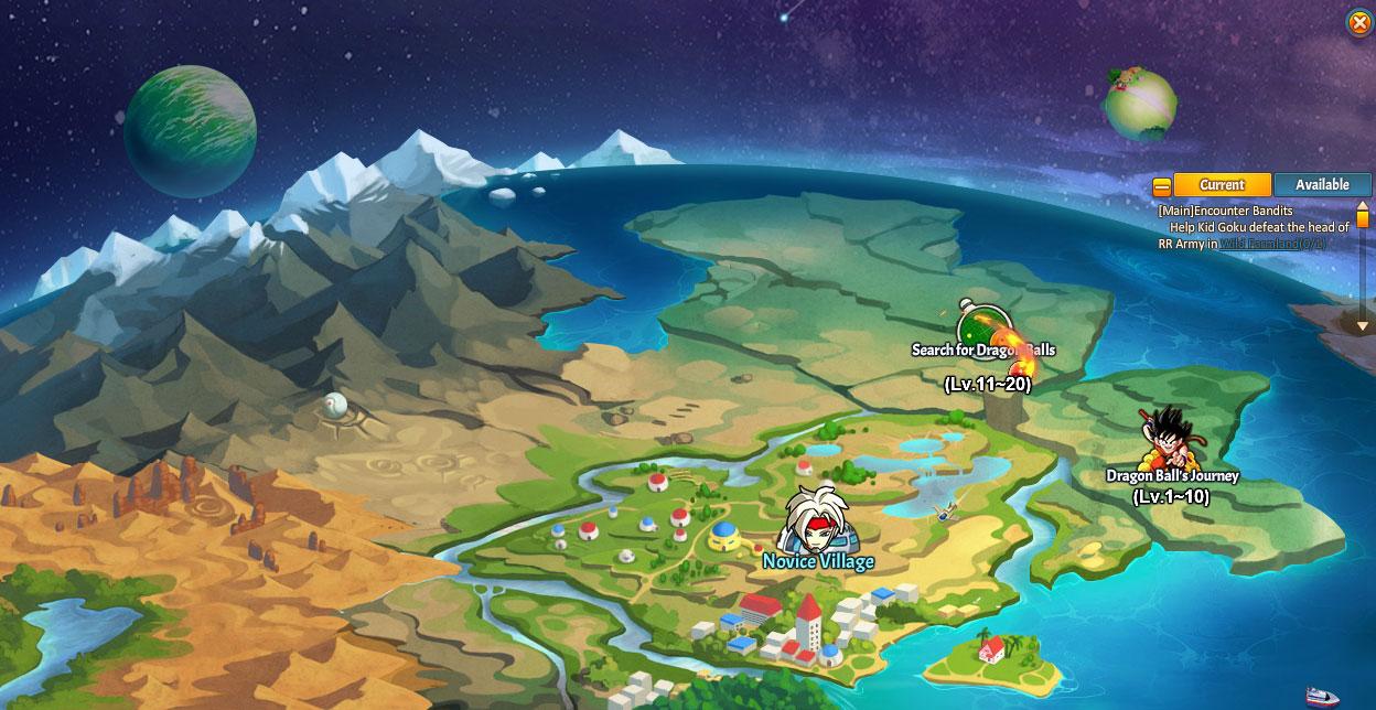 Dragon Ball Universe Map - dragon ball universe roblox